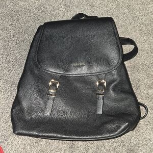 Michael Kors Quinn Medium Leather Flap Backpack